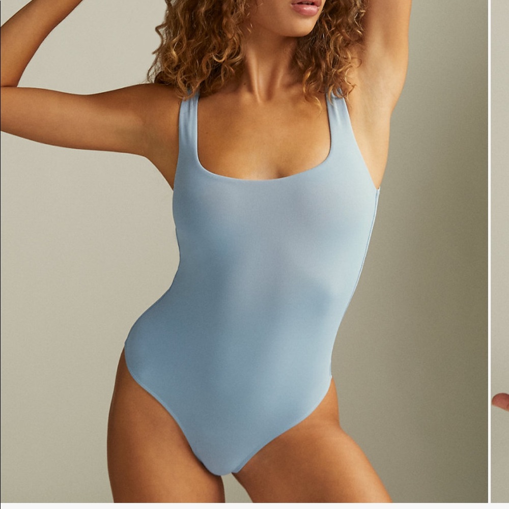 Babaton contour square-neck tank bodysuit